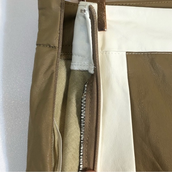 Shein Color Block PU Leather Pants-Size Small - Picture 6 of 13